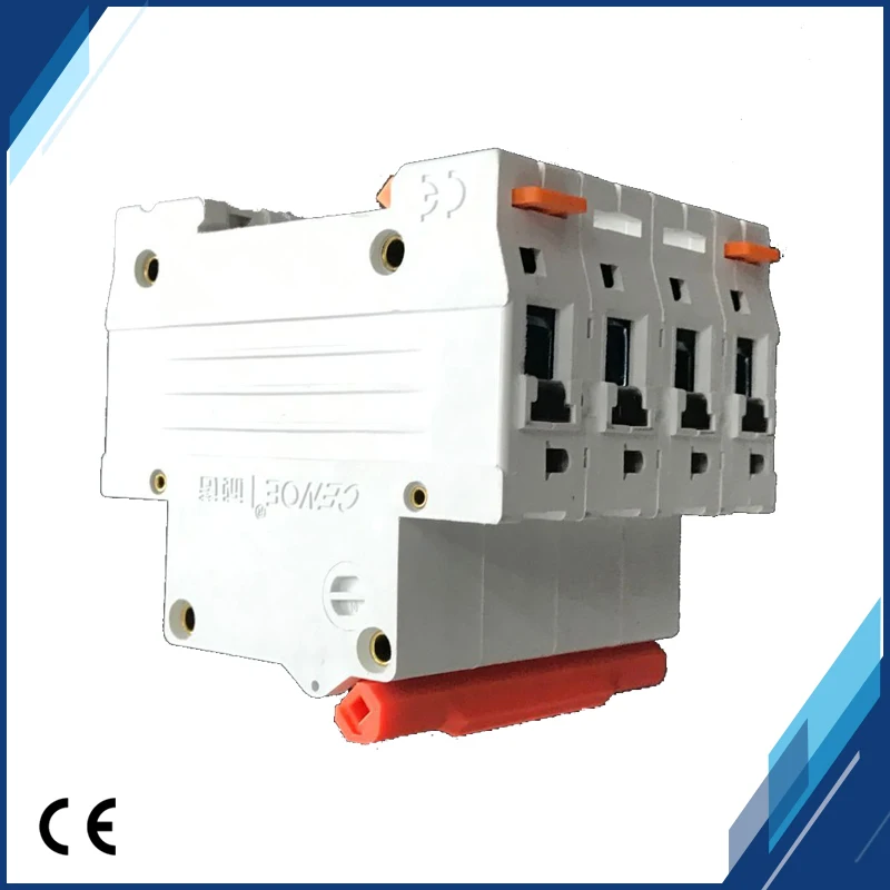 Высококачественный главный переключатель 63A 440VAC 4 P миниатюрный выключатель 63A с перегрузкой линии и защитой от короткого замыкания