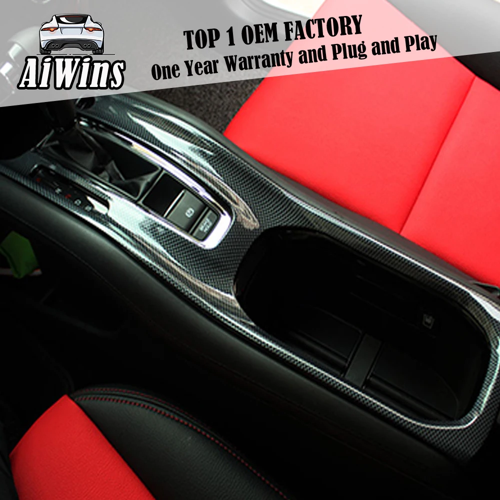 

Aiwins Car-styling Auto shift lever gear panel Stick Covers Decoration trim For HRV HR-V Vezel 2014-2016 gear panel cover trim