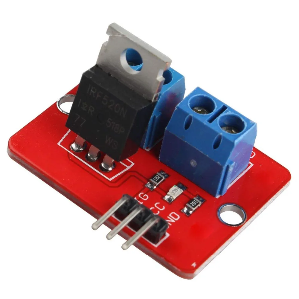 5 шт./лот 0 24 В верхняя кнопка Mosfet IRF520 MOS модуль драйвера для Arduino|mosfet module|mosfet drivermodule