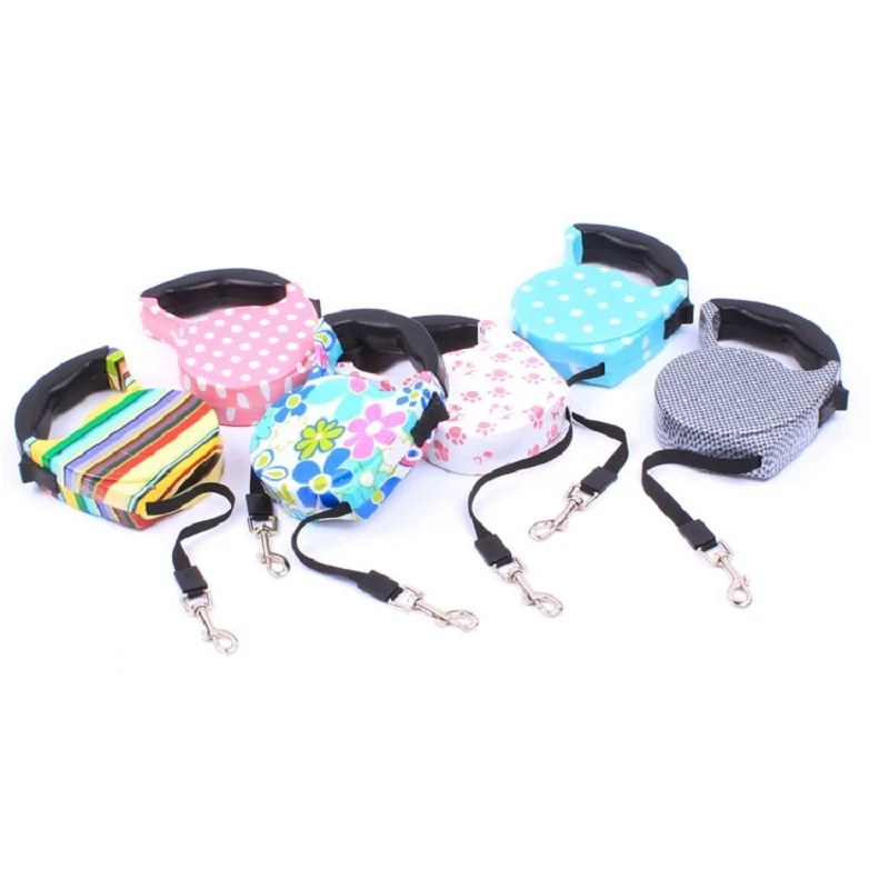 Прекрасный выдвижной поводок собаки собака Выдвижной Воротник продукты жгут 6