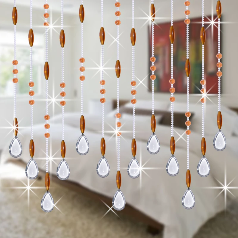 20 метров 100% бисер веревка занавеска свет жилая витрина для комнаты люстра дверь