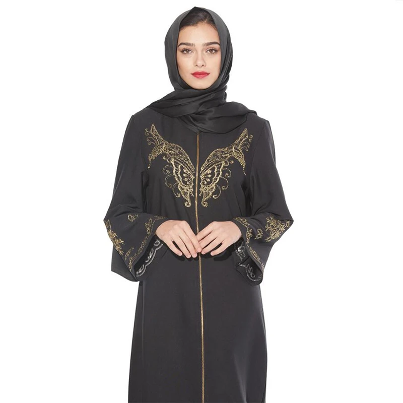 2019 Арабская Дубай абайя кафтан женское турецкое саудисское исламское платье