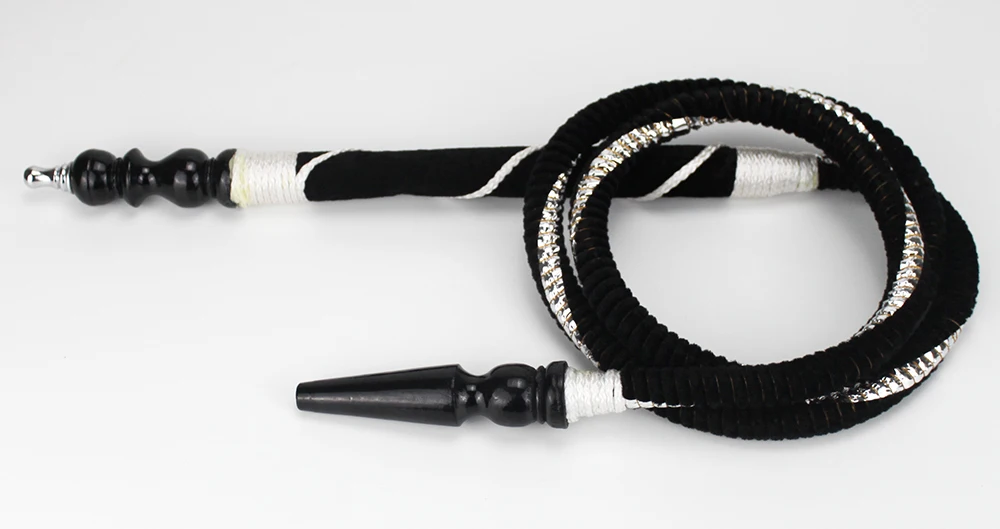 Стиль 1,8 м Hookah шланг с деревянным кончик рта Sheesha Chicha Narguiles Fannel трубка для кальяна аксессуары для кальяна