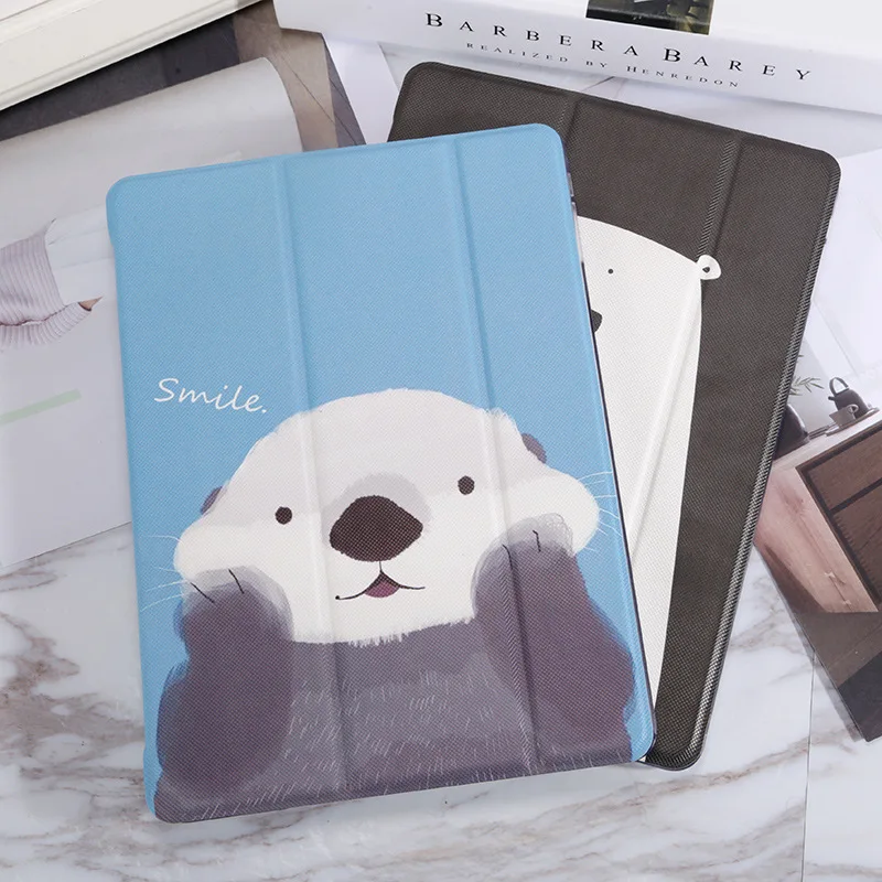Чехол с мультипликационным принтом для iPad mini 1 2 3 4 Magnet Smart Cover Triple складной чехол air