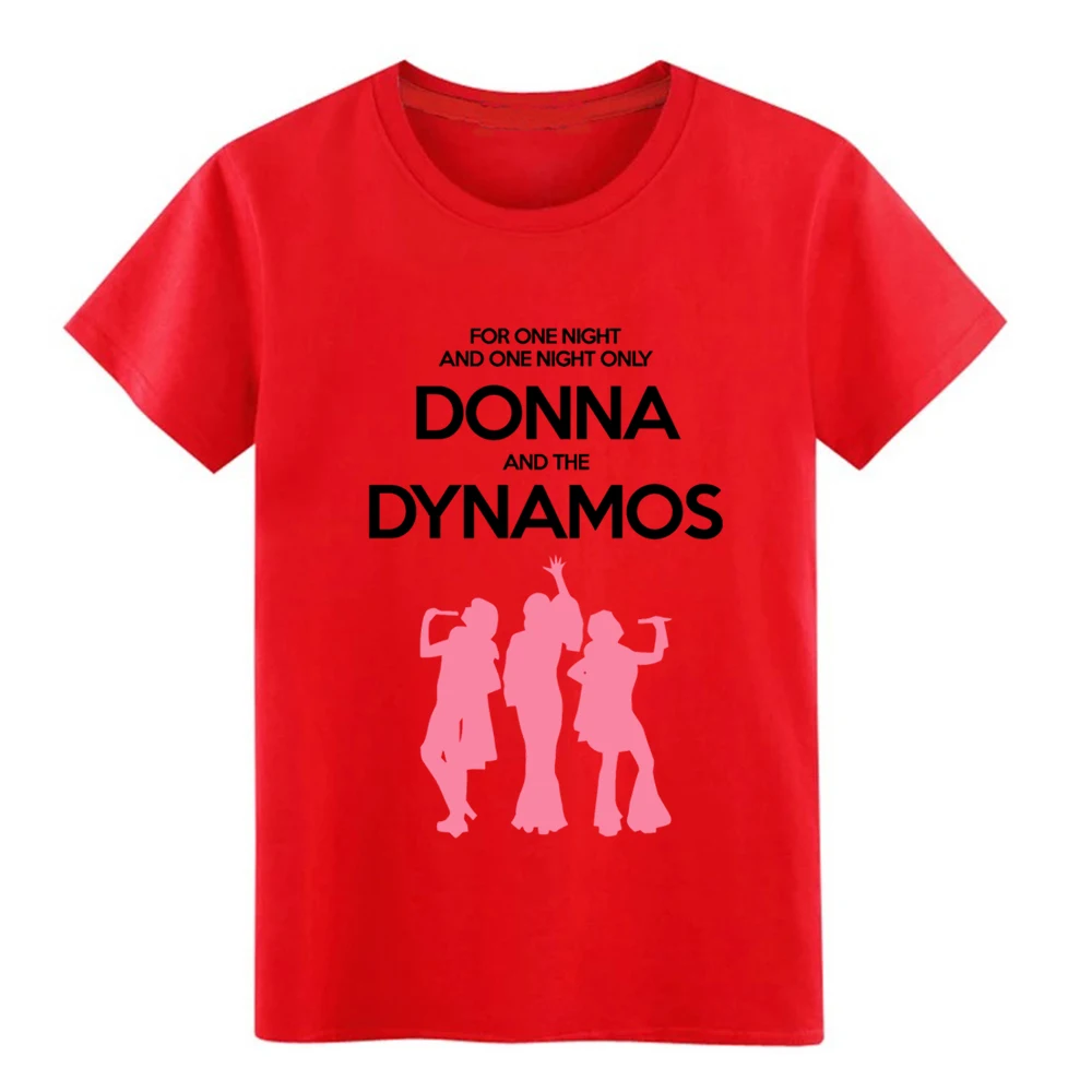 Мужская футболка DONNA AND THE DYNAMOS с круглым вырезом винтажная забавная летняя