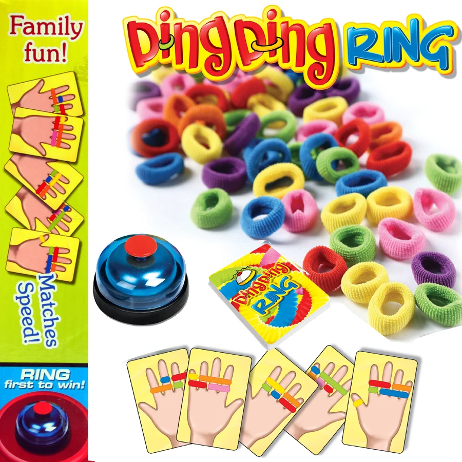 Забавная Веселая Игра на семейвечерние Ding Ring практичные гаджеты для