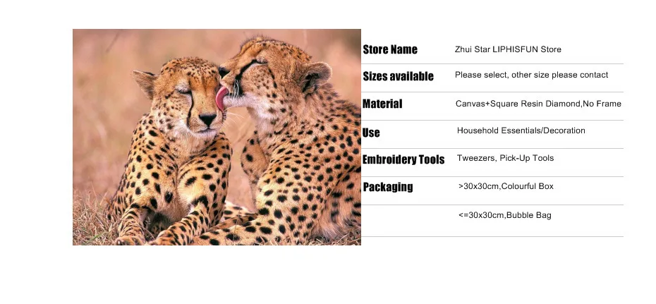 Полный Вышивка два для Львы Cheetah поделки алмазов картина 5D мозаика для квадратных алмазов горный хрусталь вышивки крестом