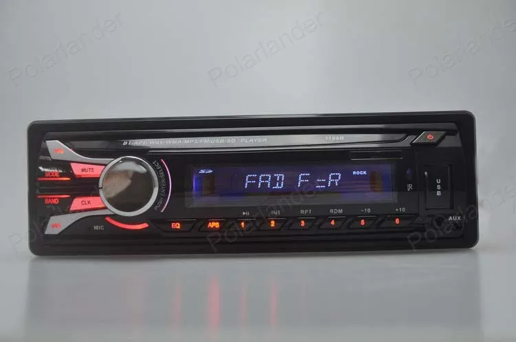 Авторадио радио кассетный плеер автомобильное радио bluetooth Съемная передняя панель 1-Din стерео FM USB/SD AUX аудио MP3 плеер в тире