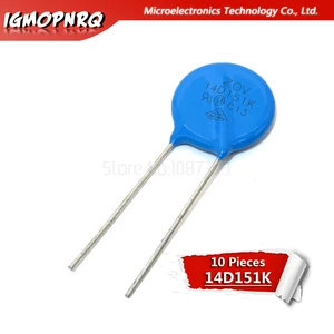 10 шт. Варистор 14D151K 150 в пьезорезистор 14D151