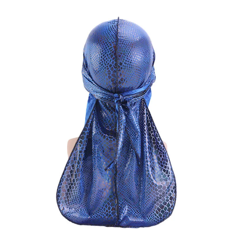 Мужские крокодиловые шелковистые парики Doo Durag банданы тюрбан головной убор для