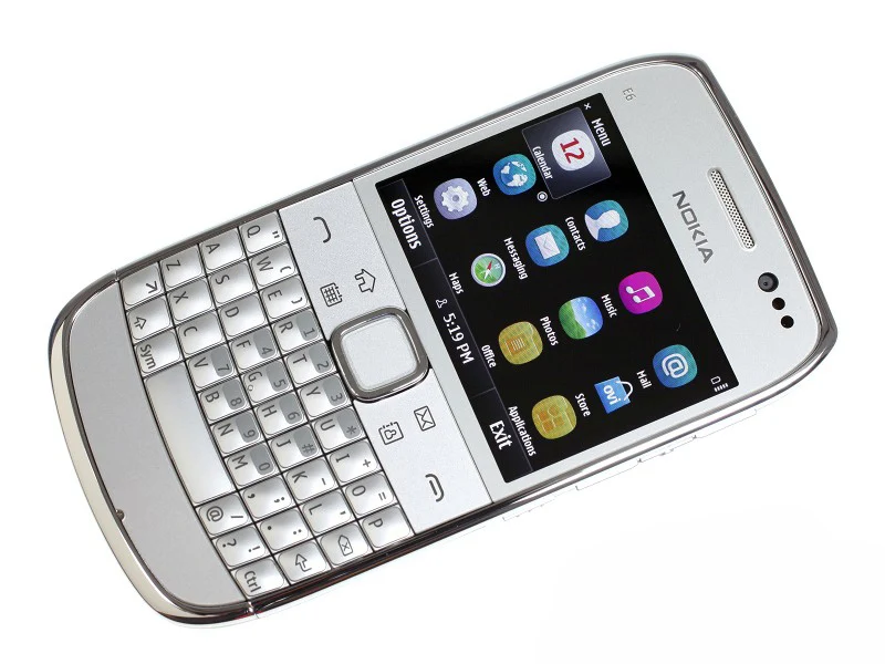 E6 Refurbished Original Unlocked Nokia E6 E6-00 2.4'inch 8MP Camera 3G WIFI Bluetooth FM Symbian OS Mobile Phone Free shipping