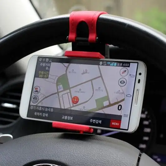 

Universal Car Steering Wheel Cell Phone Mount Holder