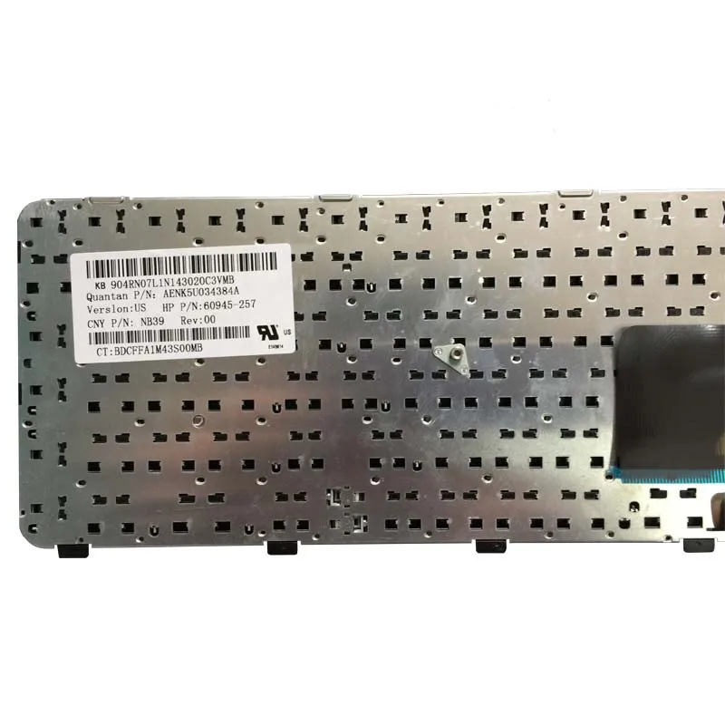 Черная клавиатура для ноутбука с рамкой HP Pavilion DV7 6100 6000 60945 257|Клавиатуры замены| |