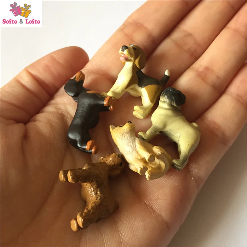 5 шт./лот магнит на холодильник для собак фигурки животных такса туристический