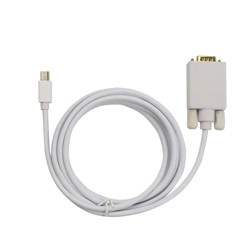 Shchv полный Медь MINI DP TO VGA кабель преобразователя адаптер 1.8 м 1080 P мини Дисплей