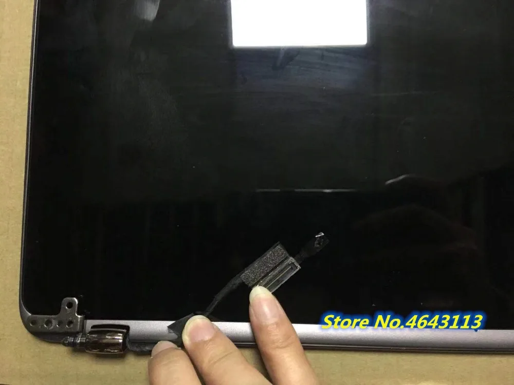 Серый цвет ЖК-сенсорный блок с крышкой 13,3 ''для ASUS Zenbook UX360 UX360UA сенсорный дигитайзер Ассамблеи FHD QHD сборки