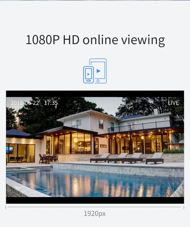 INQMEGA, облачная, водонепроницаемая, IP камера, WiFi, 1080 P, камера наблюдения, пуля, уличная, беспроводная, камера безопасности, ночное видение, CCTV камера