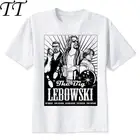Футболка мужская the big lebowski, белая, с круглым вырезом, M8063