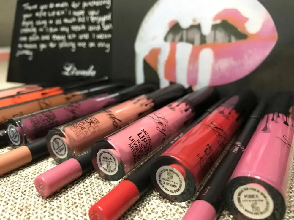 Majic Doll Matte Liquid Lipstick +Lips Liner Pencil Makeup Waterproof Lip Gloss Cosmetics +Gift | Красота и здоровье