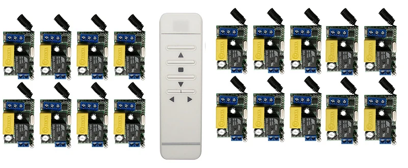 Умный цифровой радиочастотный пульт дистанционного управления 1000 м 433 в