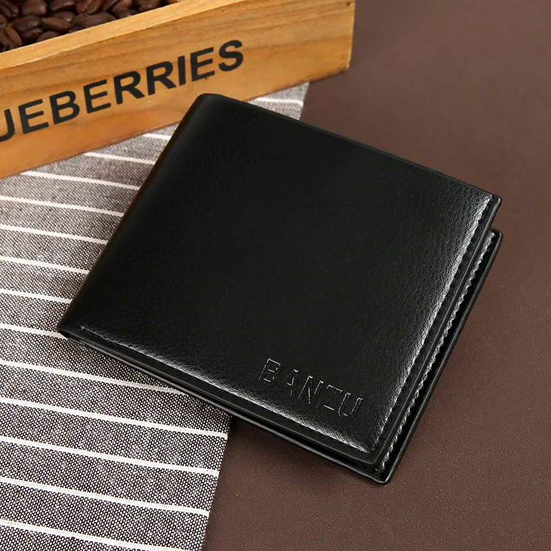 Новый кожаный мужской кошелек ручная сумка складной нулевой сумка|men's leather