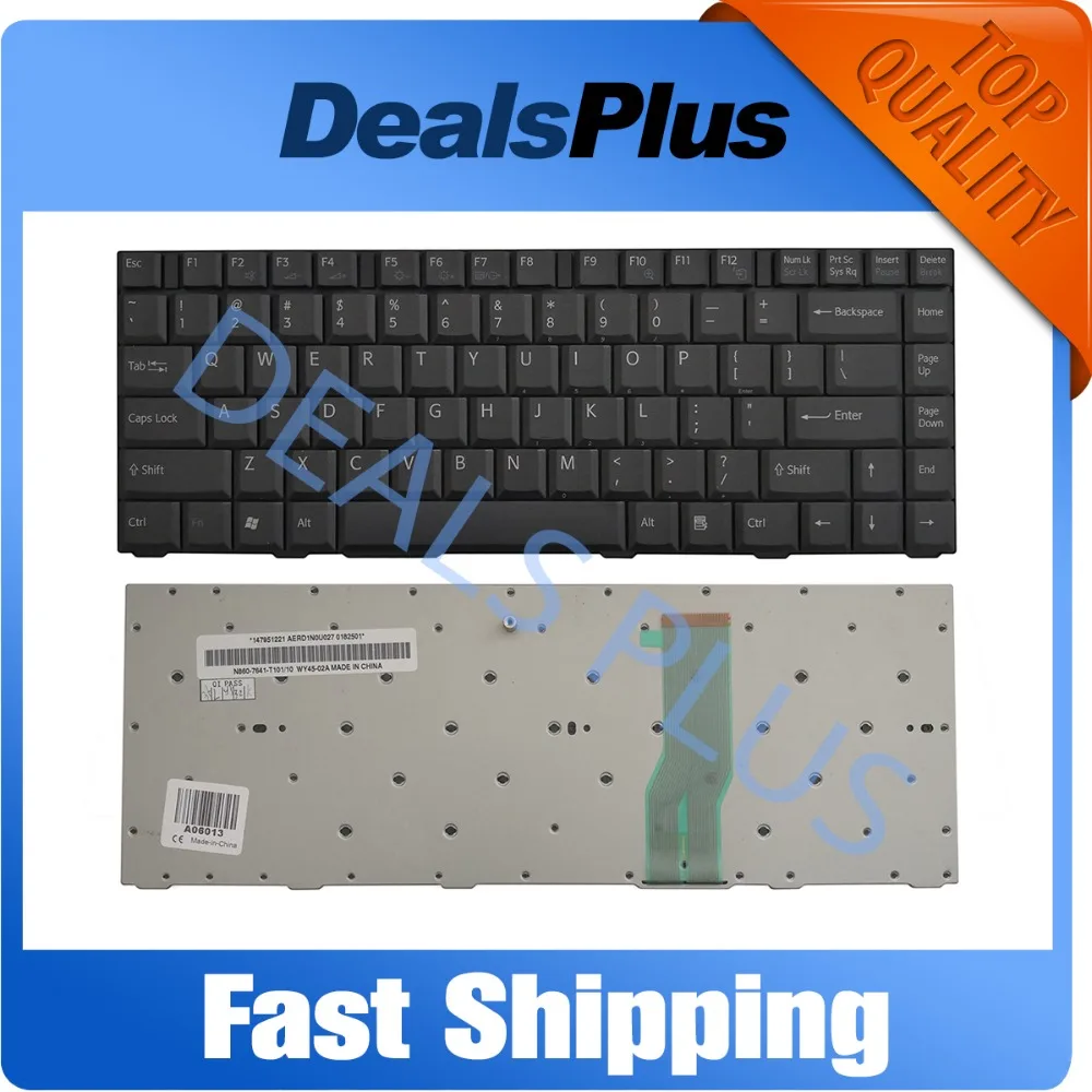 

New For SONY VAIO VGN-FJ 147951221 US Keyboard Black