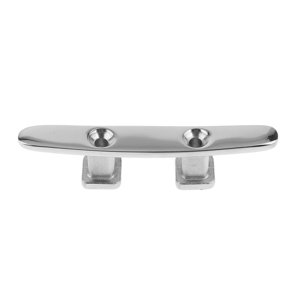 

2 Pcs Marine Boat Flip Up 4-5/16 inch Folding Cleat Dock Stainless Steel Fasteners 316 Stainless Steel New Arrive
