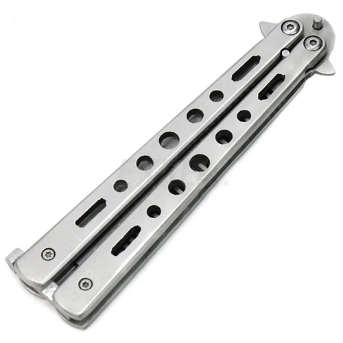 Нержавеющая сталь тренировка нож бабочка гребень инструмент Прохладный Спорт 5W3Z