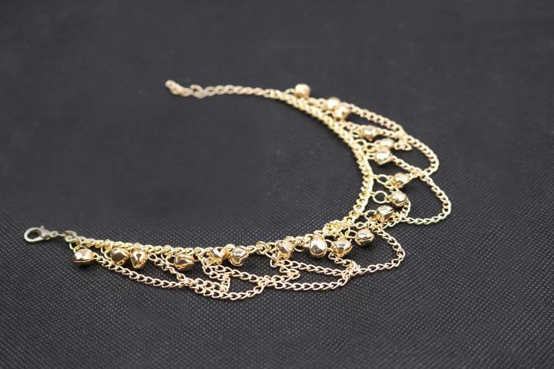 Модные колокольчики браслет на лодыжку ноги ювелирные изделия лодыжки мульти