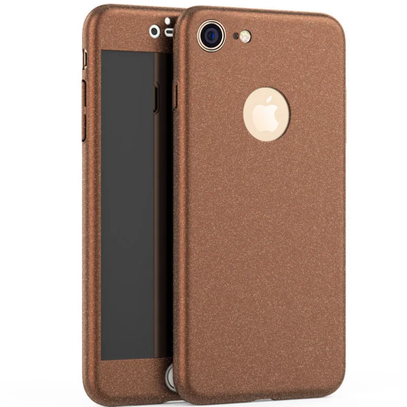 Scrub brown Ferising для Apple iPhone SE 5S 5 чехол 360 градусов передняя задняя полная защитная крышка для iPhone 5S, SE 5 чехол для телефона s Чехол - Цвет: Scrub brown