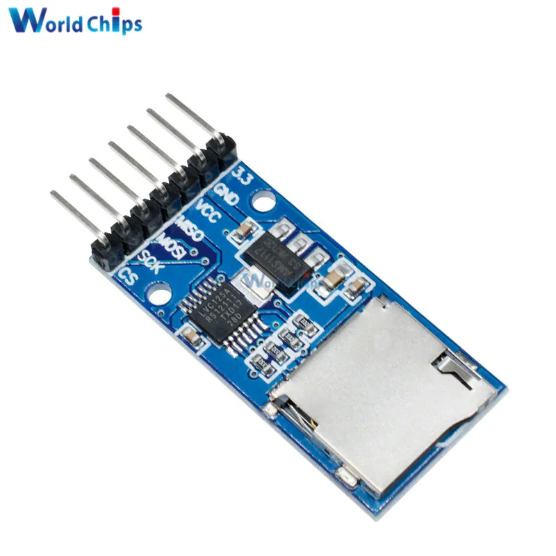 Micro SD плата для хранения TF карта защитный модуль памяти SPI интерфейс