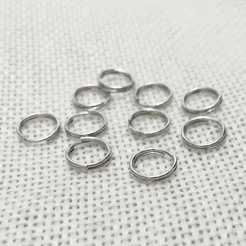 Соединительные кольца двойные петли Висячие фурнитура звено брелок застежка