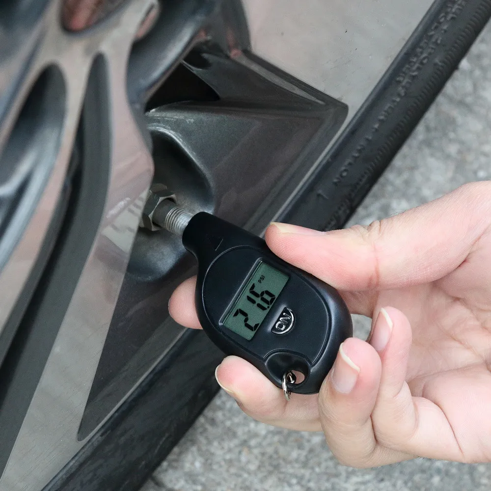 Мини-брелок измеритель давления в шинах с цифровым