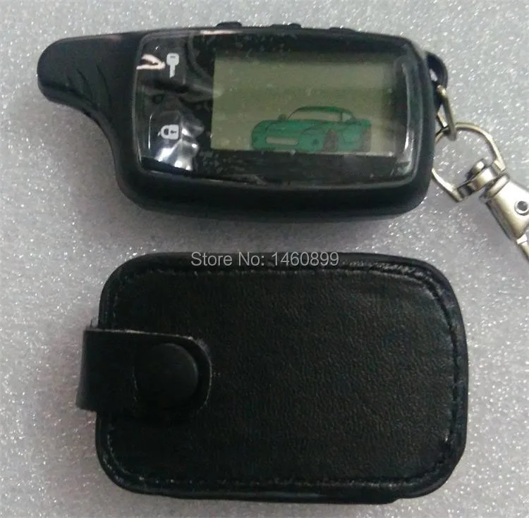 TW9010 ЖК пульт дистанционного управления брелок с тамараком кожаный чехол для