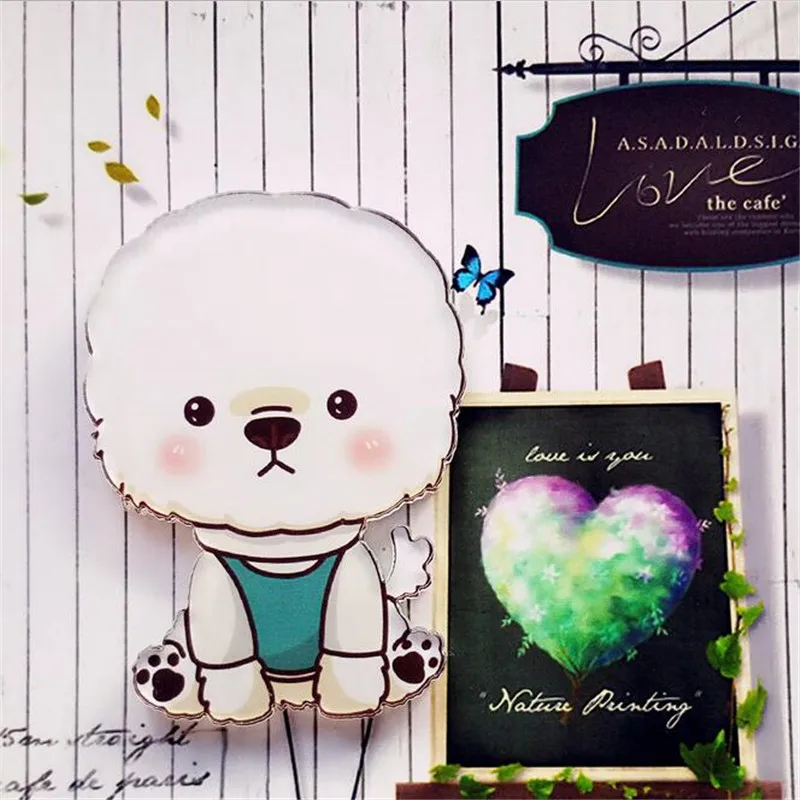 Новая мода 1 шт. милые животные 5 типов акриловые значки в стиле Харадзюку