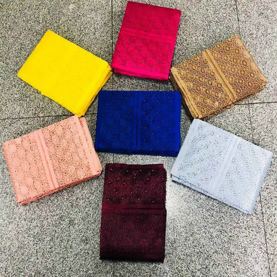Золотой нигерийский головной убор Gele и Ipele Наплечная Шестерня Jawu Aso Oke Африканский
