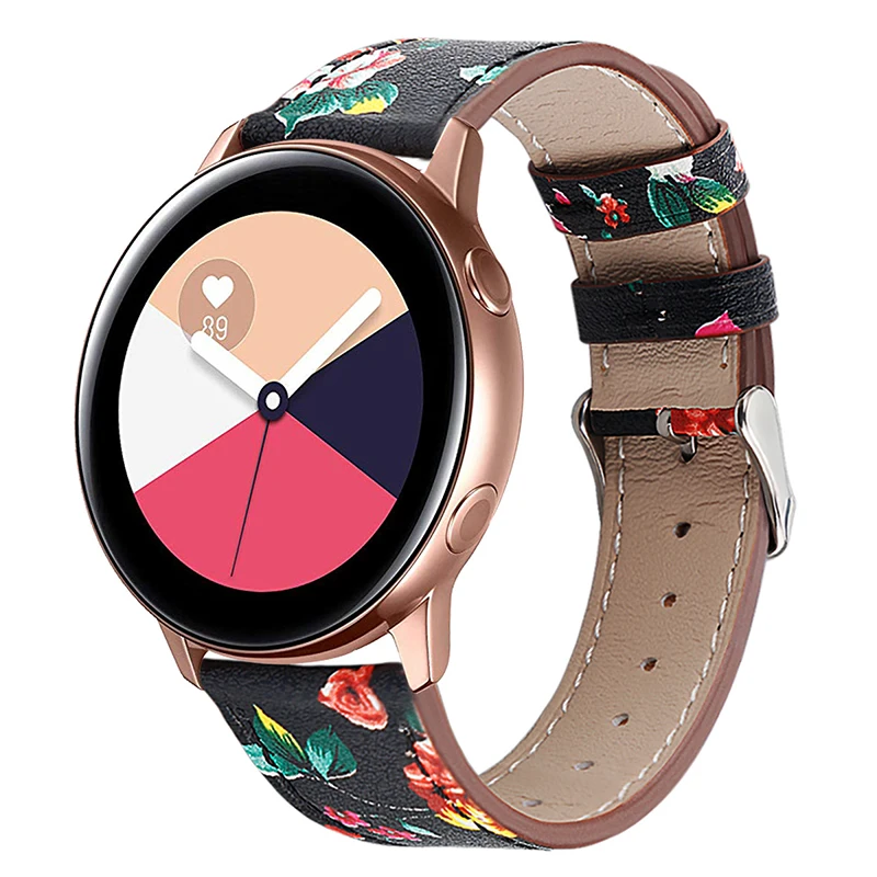 Ремешок для часов из натуральной кожи Samsung Galaxy Watch Active Band 42 мм Классический