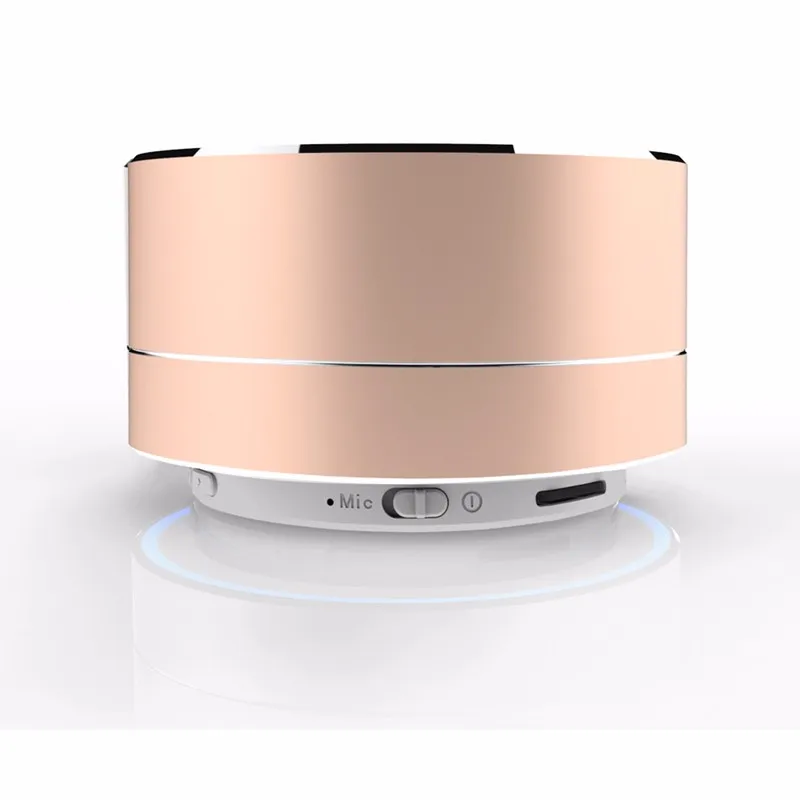 Металлический беспроводной Bluetooth динамик для чтения SD TF карты портативный