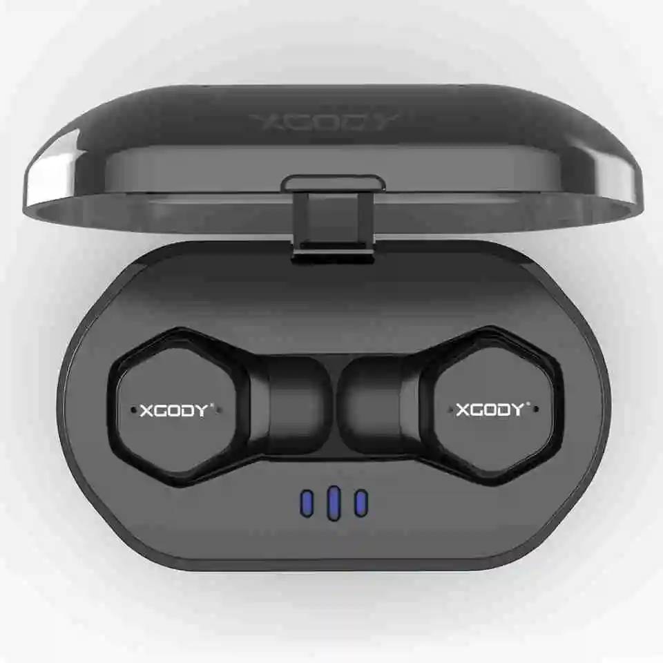 XGODY F8 бизнес беспроводные наушники Мини Bluetooth TWS Handfree с шумоподавлением