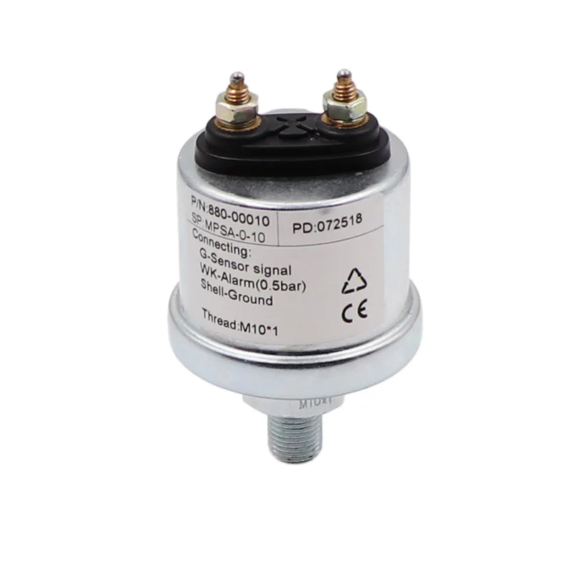 Механический датчик давления масла M10* 1 NPT-1/8 для измерения давления масла диапазон 5 бар/10 бар датчик давления