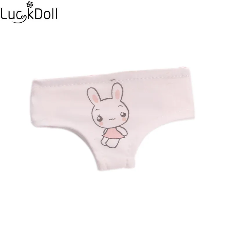 Luckdoll новые кукольные аксессуары мультфильм трусики подходят 43 см кукла, лучший подарок для детей