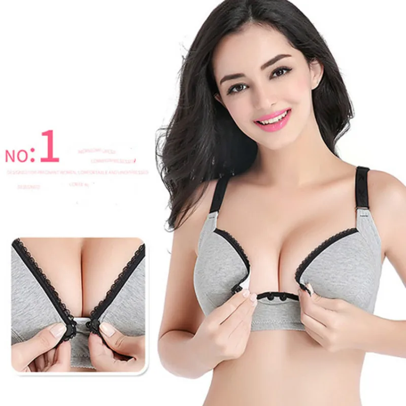 Бюстгальтер для беременных с защитой от провисания хлопковое