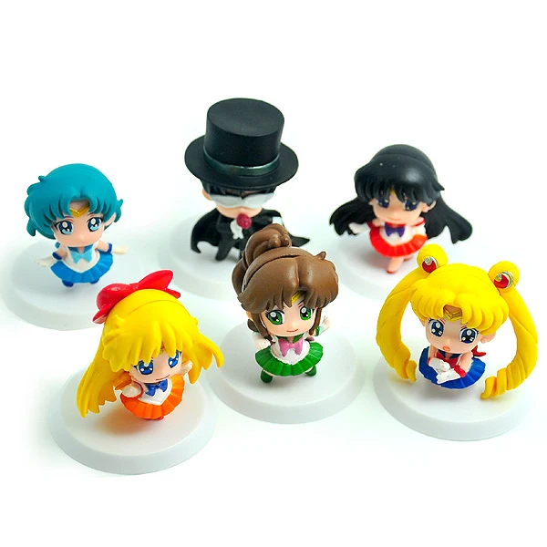 6 шт./лот 5 см аниме мультфильм ПВХ фигурку игрушки | Игрушки и хобби