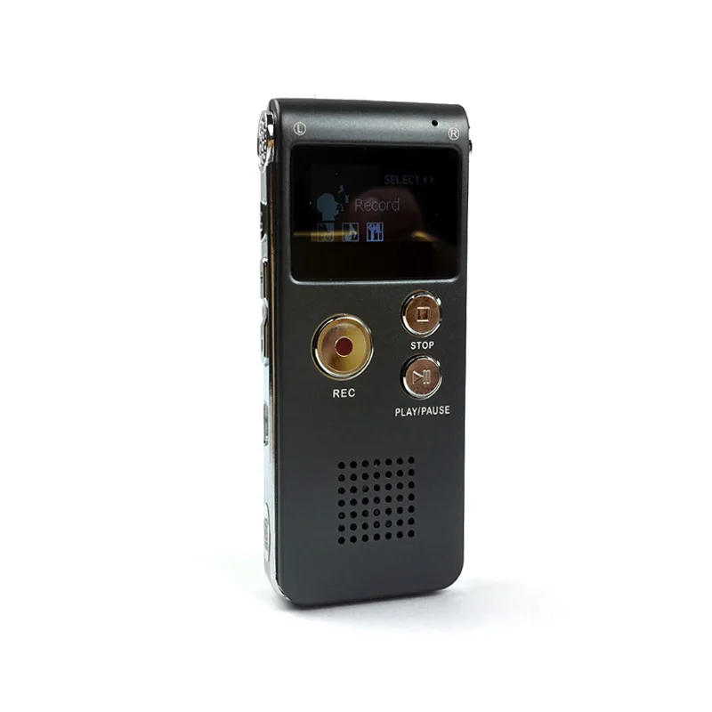 Профессиональный 8 ГБ Цифровой стерео Диктофон Цифровой Диктофон MP3 WMA Mic USB с динамиком SK012