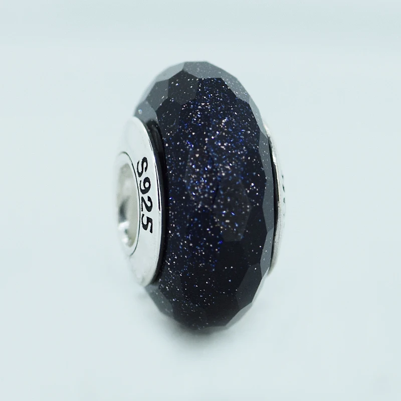 Подходит для браслетов Pandora завораживающие стеклянные бусины из муранского