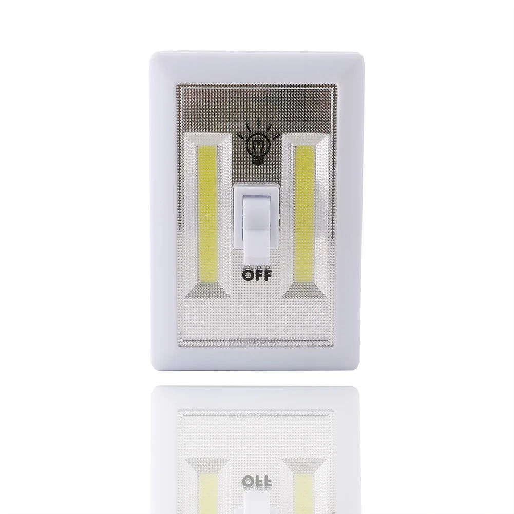Сани COB LED выключатель света Беспроводной беспроводные мини ночь светодиодные