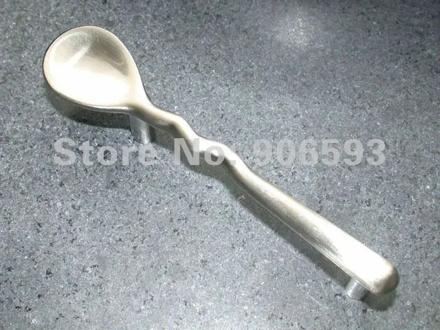 12pcs lot free shipping Zinc alloy spoon art furniture handles | Обустройство дома