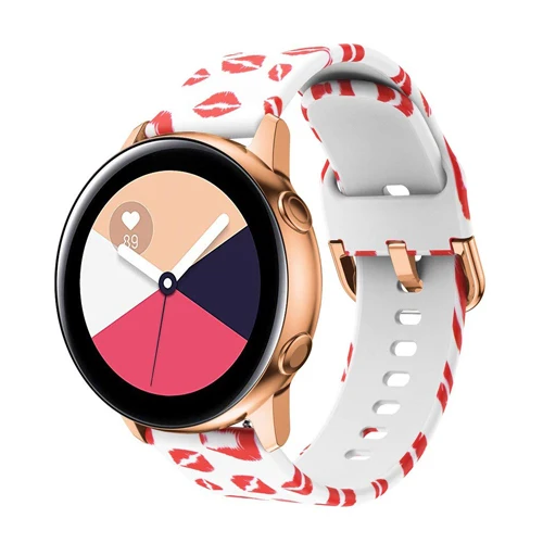 1 20 мм силиконовый ремешок для samsung Galaxy Watch Active 42 мм S2 классический ремешок для часов amazfit bip huawei watch 2 браслета S/L Размер - Цвет ремешка: 1