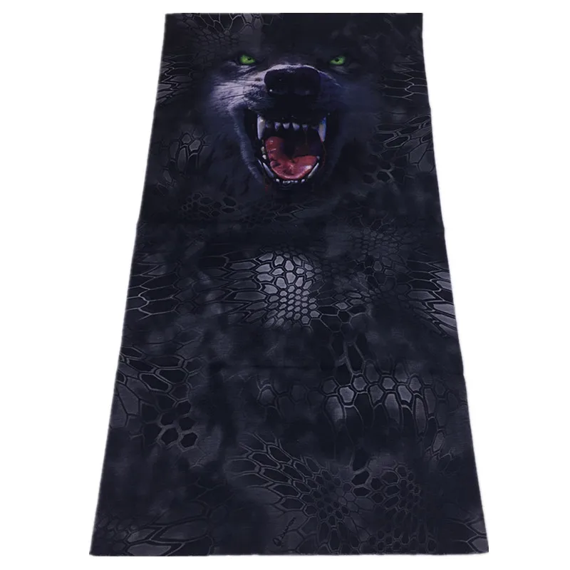 Волк клещ узор Бандана Балаклава Открытый Охота дыхание мотоцикла Велоспорт