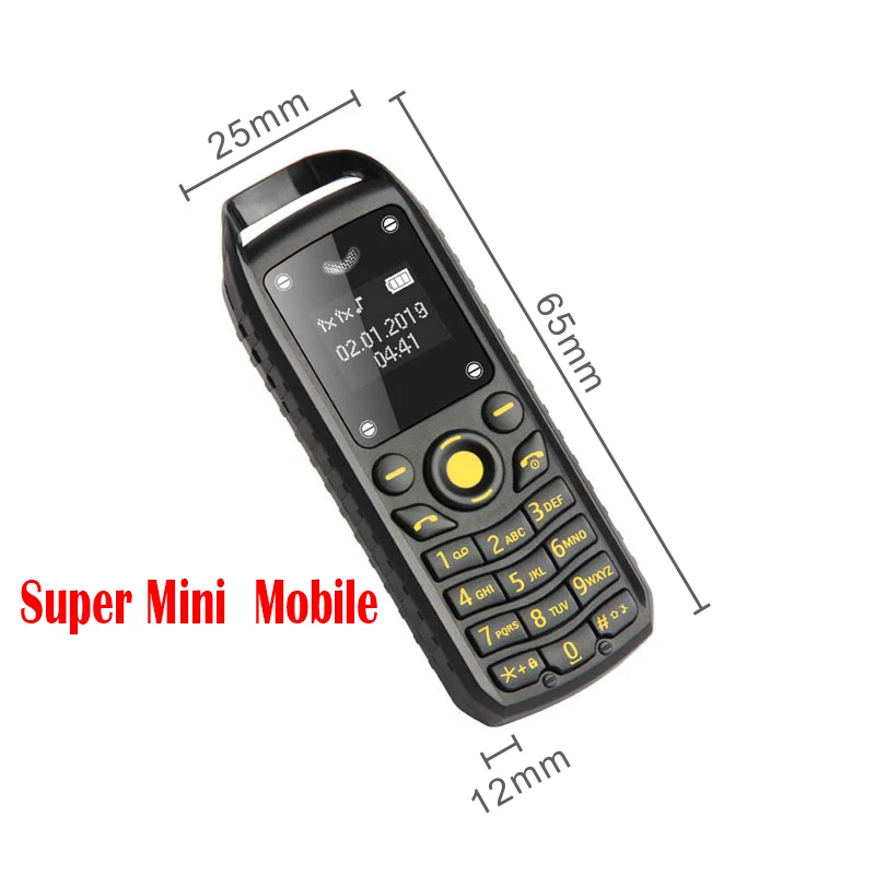 Супер мини маленький мобильный телефон 2G разблокированный GSM Bluetooth беспроводные